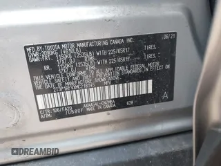2021 Toyota RAV4 XLE with VIN 2T3P1RFVXMC218145, listed as a IAAI auction lot 41883543 with 3 mi miles. Bid and sale history available at carsss.com. Image 9.