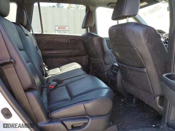 2023 Honda Passport EX-L with VIN 5FNYF8H54PB017234, listed as a Copart auction lot 49524635 with 43,739 mi miles and Salvage Title. Bid and sale history available at carsss.com. Image 11.