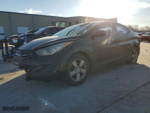 2011 Hyundai Elantra Ltd with VIN KMHDH4AE8BU170626, listed as a Copart auction lot 45958765 with 173,423 mi miles and Salvage Title. Bid and sale history available at carsss.com. Image 1.