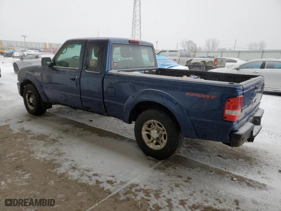 2011 Ford Ranger XLT with VIN 1FTKR4EE0BPA55875, listed as a Copart auction lot 44709765 with 167,405 mi miles and Salvage Title. Bid and sale history available at carsss.com. Image 2.