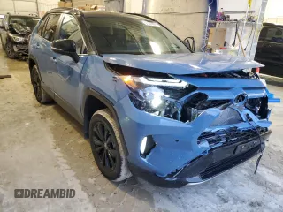 2024 Toyota RAV4 Hybrid XSE with VIN 2T3E6RFV5RW072655, listed as a Copart auction lot 81327074 with 3,558 mi miles and Salvage Title. Bid and sale history available at carsss.com. Image 4.