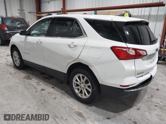 2020 Chevrolet Equinox LT with VIN 2GNAXUEV0L6128219, listed as a IAAI auction lot 41205372 with 106,611 mi miles. Bid and sale history available at carsss.com. Image 3.
