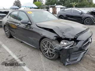 2024 Mercedes-Benz C 300 z VIN W1KAF4GB9RR186766, wystawiony jako Copart lot #52148605 z przebiegiem 13 766 mil mil oraz Szkoda całkowita • Salvage title. Historia ofert i sprzedaży dostępna na DreamBid. Obrazek 4.