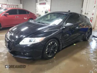 2015 Honda CR-Z EX with VIN JHMZF1D68FS001841, listed as a Copart auction lot 87450514 with 105,717 mi miles and Salvage Title. Bid and sale history available at carsss.com. Image 1.
