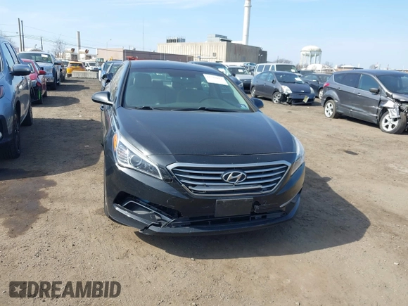 2017 Hyundai Sonata 2.4L with VIN 5NPE24AF5HH554112, listed as a IAAI auction lot 41783014 with 86,827 mi miles. Bid and sale history available at carsss.com. Image 6.