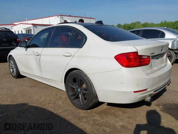 2013 BMW 3 Series 335i xDrive with VIN WBA3B9C54DF587421, listed as a IAAI auction lot 42165857 with 142,331 mi miles. Bid and sale history available at carsss.com. Image 3.