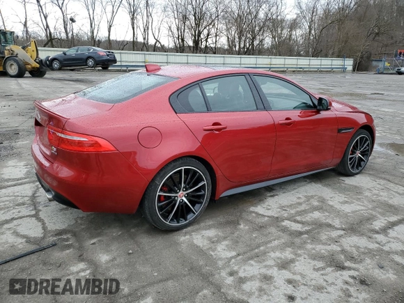 2018 Jaguar XE with VIN SAJAM4FV1JCP17642, listed as a Copart auction lot 45927863 with 25,324 mi miles and . Bid and sale history available at DreamBid. Image 3.