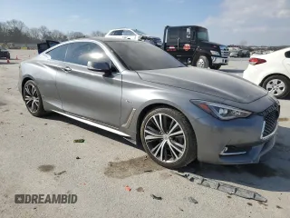 2018 Infiniti Q60 Luxe with VIN JN1EV7EL2JM392754, listed as a Copart auction lot 42590865 with 121,657 mi miles and Salvage Title. Bid and sale history available at DreamBid. Image 4.