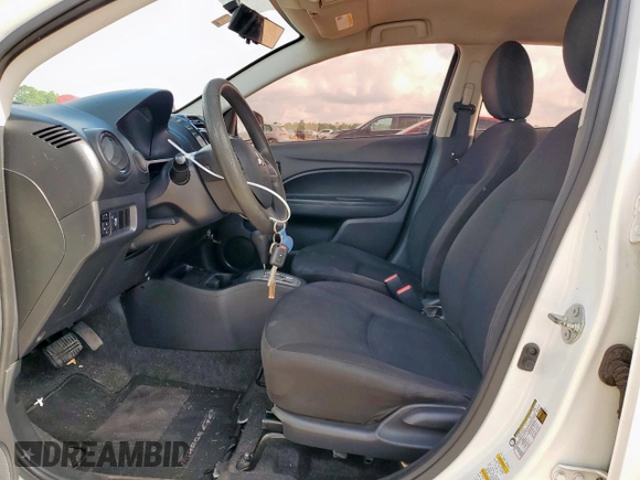 2019 Mitsubishi Mirage ES with VIN ML32F3FJXKHF03554, listed as a Copart auction lot 64559055 with 78,070 mi miles and Salvage title. Bid and sale history available at DreamBid. Image 7.