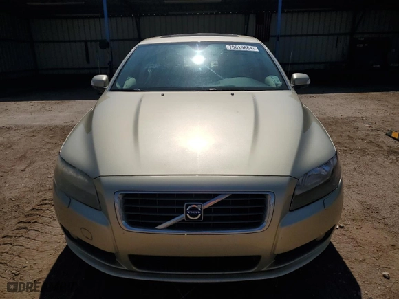 2007 Volvo S80 I6 with VIN YV1AS982271045433, listed as a Copart auction lot 70619864 with 187,732 mi miles and Salvage Title. Bid and sale history available at carsss.com. Image 5.