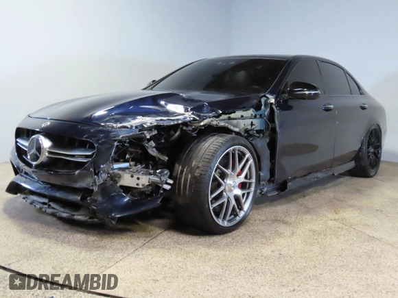 2020 Mercedes-Benz E-Class AMG E 63 S with VIN WDDZF8KB2LA742892, listed as a Copart auction lot 41627755 with 81,262 mi miles and Salvage Title. Bid and sale history available at carsss.com. Image 2.