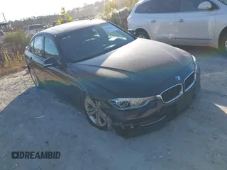 2016 BMW 3 Series 328i xDrive with VIN WBA8E3G5XGNT80417, listed as a IAAI auction lot 40746432 with 97,360 mi miles. Bid and sale history available at carsss.com. Image 1.
