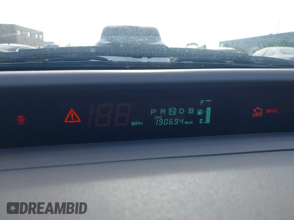 2002 Toyota Prius with VIN JT2BK18U820062497, listed as a IAAI auction lot 41265675 with 190,694 mi miles. Bid and sale history available at carsss.com. Image 7.