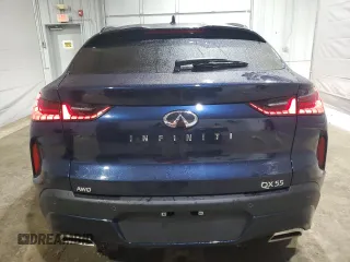 2022 Infiniti QX55 Essential z VIN 3PCAJ5K36NF115362, wystawiony jako Copart lot #48973565 z przebiegiem 30 465 mil mil oraz Szkody całkowita. Historia ofert i sprzedaży dostępna na DreamBid. Obrazek 6.