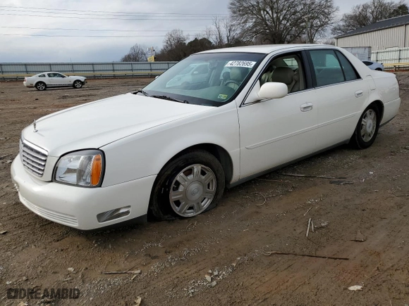 2004 Cadillac DeVille with VIN 1G6KD54Y94U198766, listed as a Copart auction lot 42782695 with 102,341 mi miles and Salvage Title. Bid and sale history available at carsss.com. Image 1.
