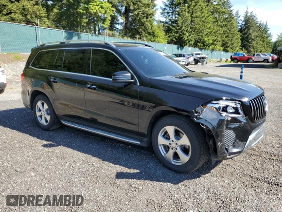 2017 Mercedes-Benz GLS 450 z VIN 4JGDF6EEXHA854678, wystawiony jako Copart lot #58337425 z przebiegiem 107 304 mil mil oraz Szkoda całkowita • Salvage title. Historia ofert i sprzedaży dostępna na DreamBid. Obrazek 4.