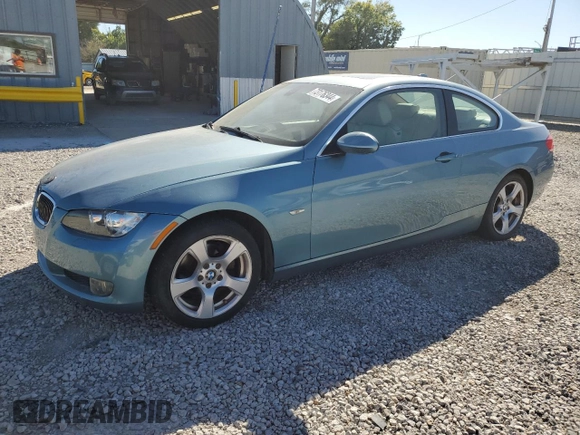 2007 BMW 3 Series 328xi with VIN WBAWV53577PF95222, listed as a Copart auction lot 73176344 with 162,683 mi miles and Salvage title. Bid and sale history available at DreamBid. Image 1.