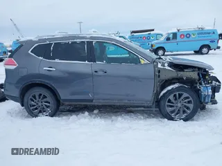 2016 Nissan Rogue SL with VIN 5N1AT2MV7GC805222, listed as a IAAI auction lot 41598322 with 145,568 mi miles and . Bid and sale history available at DreamBid. Image 14.
