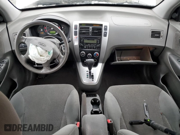 2007 Hyundai Tucson SE with VIN KM8JN12D37U636938, listed as a Copart auction lot 44588235 with 135,131 mi miles and Salvage Title. Bid and sale history available at carsss.com. Image 8.