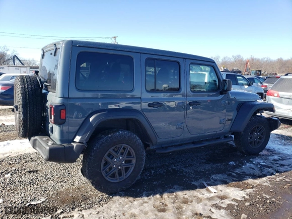 2024 Jeep Wrangler Sport S with VIN 1C4PJXDG3RW353533, listed as a Copart auction lot 42780865 with 2,335 mi miles and Salvage Title. Bid and sale history available at carsss.com. Image 3.