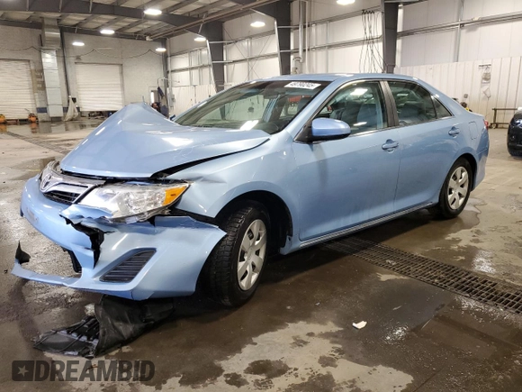 2013 Toyota Camry L with VIN 4T4BF1FK1DR325245, listed as a Copart auction lot 49790245 with 108,321 mi miles and Salvage Title. Bid and sale history available at carsss.com. Image 1.