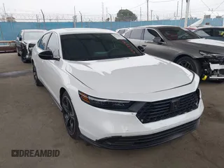2024 Honda Accord Sport with VIN 1HGCY2F59RA066740, listed as a IAAI auction lot 42174858 with 26,937 mi miles and . Bid and sale history available at DreamBid. Image 1.