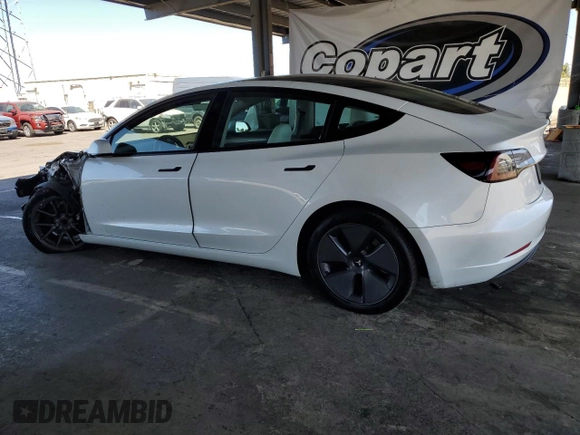 2023 Tesla Model 3 z VIN 5YJ3E1EA5PF395116, wystawiony jako Copart lot #62768205 z przebiegiem 25 285 mil mil oraz Szkoda całkowita • Salvage title. Historia ofert i sprzedaży dostępna na DreamBid. Obrazek 2.