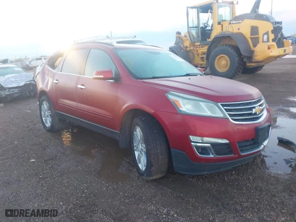 2014 Chevrolet Traverse LT with VIN 1GNKRGKD9EJ132836, listed as a IAAI auction lot 41299532 with 145,918 mi miles. Bid and sale history available at carsss.com. Image 1.