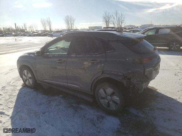 2021 Hyundai Kona Electric SEL with VIN KM8K23AG0MU122741, listed as a Copart auction lot 71721392 with 51,418 mi miles. Bid and sale history available at carsss.com. Image 2.