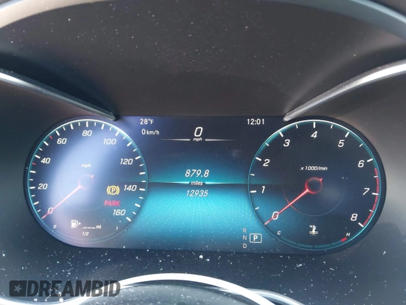 2023 Mercedes-Benz C 300 with VIN W1KWJ8EB0PG117360, listed as a IAAI auction lot 41542060 with 12,935 mi miles and . Bid and sale history available at DreamBid. Image 7.