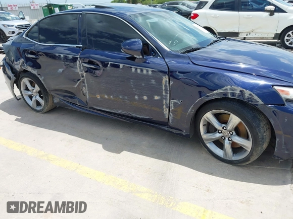 2014 Lexus IS 350 with VIN JTHBE1D20E5004506, listed as a IAAI auction lot 42536350 with 129,545 mi miles and . Bid and sale history available at DreamBid. Image 6.