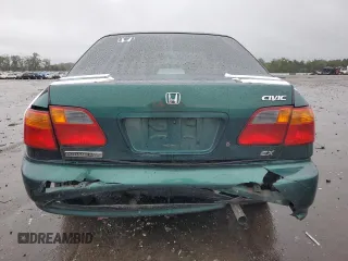 2000 Honda Civic EX with VIN 1HGEJ8641YL022645, listed as a Copart auction lot 73574474 with 285,937 mi miles and Salvage Title. Bid and sale history available at carsss.com. Image 6.