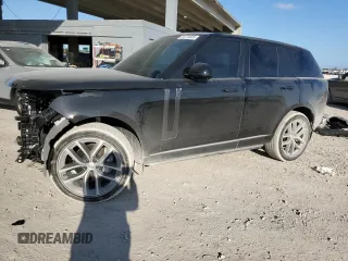 2024 Land Rover Range Rover SE with VIN SALKP9FU4RA099621, listed as a Copart auction lot 44174635 with 7,221 mi miles and Salvage title. Bid and sale history available at DreamBid. Image 1.