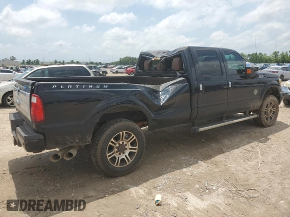 2016 Ford F-350 Platinum with VIN 1FT8W3BT9GEA11859, listed as a Copart auction lot 53044965 with 130,841 mi miles and Salvage Title. Bid and sale history available at DreamBid. Image 3.
