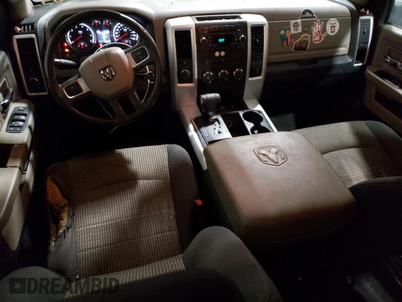 2010 Dodge 1500 SLT с VIN 1D7RV1CT8AS121049, выставлен на аукционе Copart как лот 55174785 с пробегом 169 118 миль миль и Списание • Salvage title. История ставок и продаж доступна на DreamBid. Изображение 8.