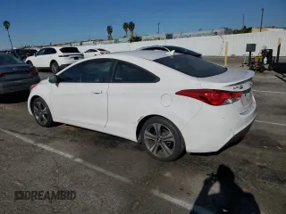 2013 Hyundai Elantra Coupe SE with VIN KMHDH6AE2DU006528, listed as a Copart auction lot 87547195 with 81,980 mi miles and Salvage Title. Bid and sale history available at carsss.com. Image 2.