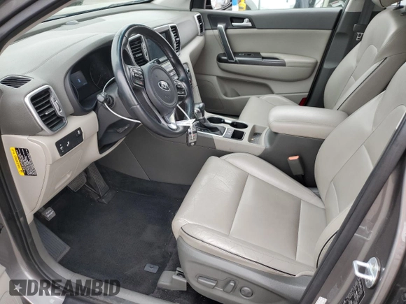 2017 Kia Sportage EX with VIN KNDPN3AC1H7160580, listed as a Copart auction lot 55949545 with 98,870 mi miles and Salvage title. Bid and sale history available at DreamBid. Image 7.