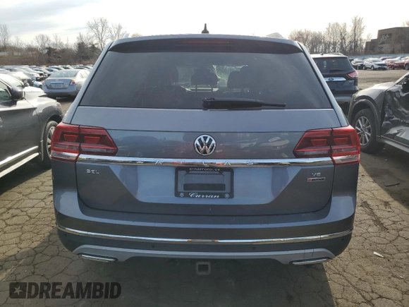 2018 Volkswagen Atlas SEL with VIN 1V2MR2CA6JC525585, listed as a Copart auction lot 83884424 with 114,543 mi miles and Salvage title. Bid and sale history available at DreamBid. Image 6.