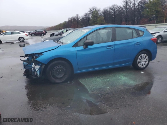 2020 Subaru Impreza with VIN 4S3GTAA6XL1725666, listed as a Copart auction lot 81781364 with 13,618 mi miles and Salvage Title. Bid and sale history available at carsss.com. Image 1.