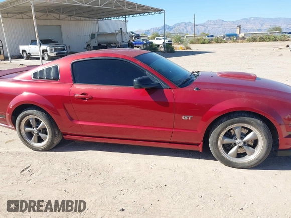 2006 Ford Mustang GT Deluxe with VIN 1ZVHT82H765174507, listed as a IAAI auction lot 42100280 with 107,393 mi miles. Bid and sale history available at carsss.com. Image 13.
