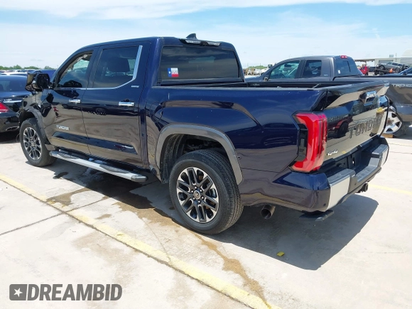 2023 Toyota Tundra Limited with VIN 5TFJA5DB9PX117183, listed as a IAAI auction lot 42352970 with 15,082 mi miles and . Bid and sale history available at DreamBid. Image 3.