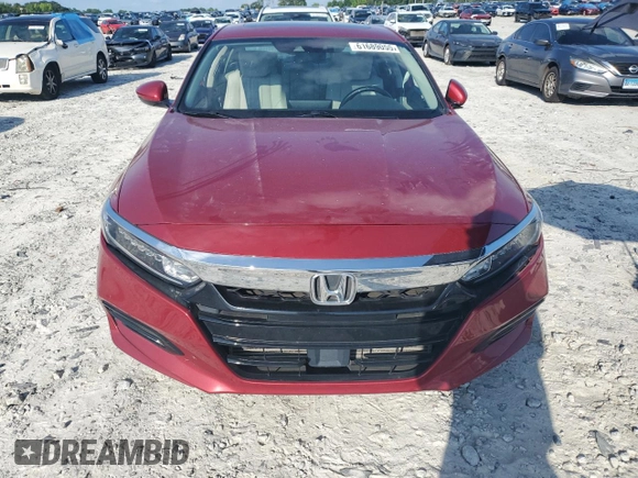 2019 Honda Accord EX-L with VIN 1HGCV2F56KA001813, listed as a Copart auction lot 61689055 with 51,718 mi miles and Salvage title. Bid and sale history available at DreamBid. Image 5.