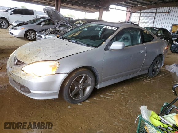 2002 Acura RSX Type S with VIN JH4DC53012C015656, listed as a Copart auction lot 84913014 with 222,475 mi miles and Salvage Title. Bid and sale history available at carsss.com. Image 1.