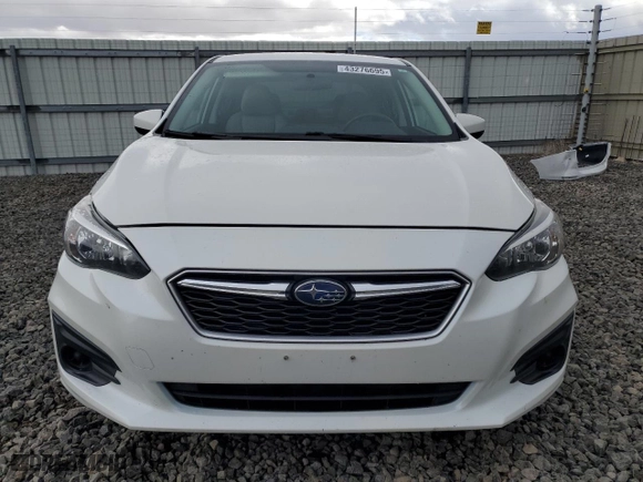 2019 Subaru Impreza Premium with VIN 4S3GKAC67K3628833, listed as a Copart auction lot 43276695 with 50,318 mi miles and Salvage Title. Bid and sale history available at carsss.com. Image 5.