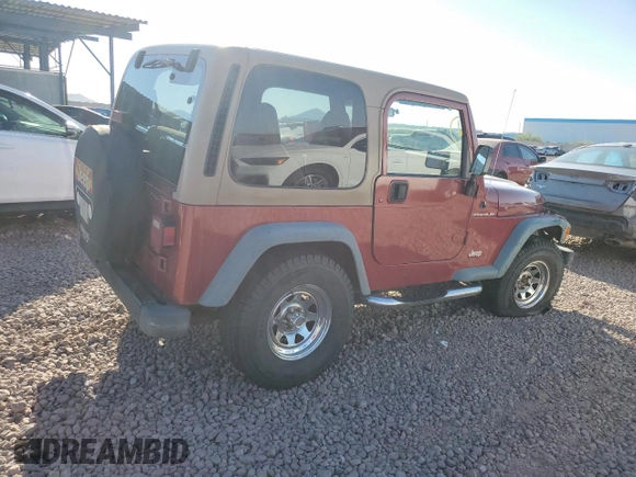 1998 Jeep Wrangler SE with VIN 1J4FY29P7WP792463, listed as a Copart auction lot 72254154 with 179,114 mi miles and Salvage Title. Bid and sale history available at carsss.com. Image 3.
