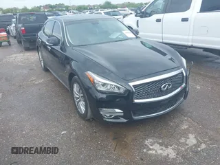 2016 Infiniti Q70 with VIN JN1BY1PP8GM630395, listed as a IAAI auction lot 41864550 with 114,837 mi miles and . Bid and sale history available at DreamBid. Image 1.