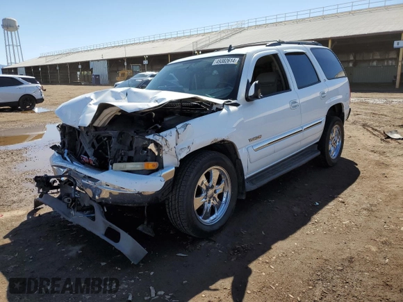 2006 GMC Yukon SLT with VIN 1GKEK13Z66R129966, listed as a Copart auction lot 75320554 with 168,841 mi miles and Salvage Title. Bid and sale history available at carsss.com. Image 1.