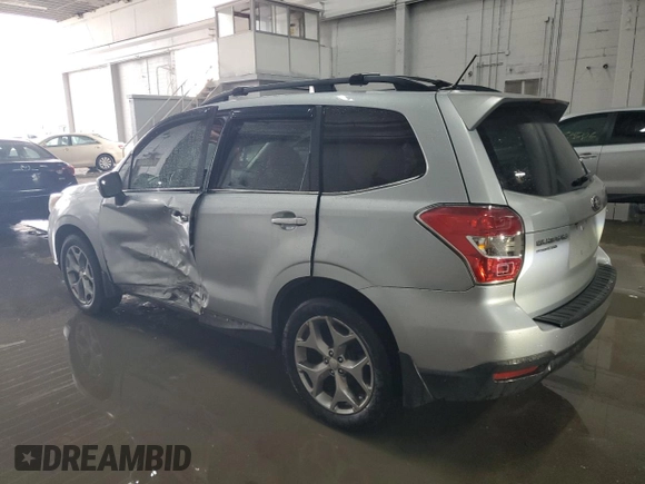 2015 Subaru Forester Touring z VIN JF2SJAWC1FH437658, wystawiony jako Copart lot #56767905 z przebiegiem 152 898 mil mil oraz Szkoda całkowita • Salvage title. Historia ofert i sprzedaży dostępna na DreamBid. Obrazek 2.