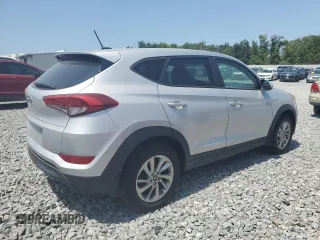 2016 Hyundai Tucson SE z VIN KM8J23A43GU225772, wystawiony jako Copart lot #58084075 z przebiegiem 78 108 mil mil oraz Czysty tytuł • Clean title. Historia ofert i sprzedaży dostępna na DreamBid. Obrazek 3.