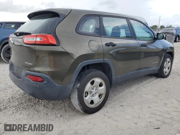 2015 Jeep Cherokee Sport с VIN 1C4PJLABXFW547117, выставлен на аукционе Copart как лот 63271965 с пробегом 154 649 миль миль и Чистый • Clean title. История ставок и продаж доступна на DreamBid. Изображение 3.